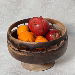 میوه خوری پایه دار و طرح دار